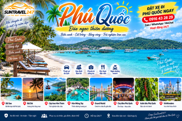 Trang chủ Đặt xe đi Phú Quốc - SunTravel247