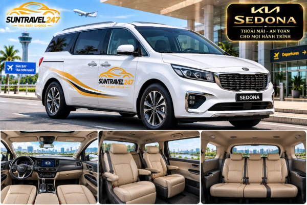Thuê Xe Tháng Cho Doanh Nghiệp | SunTravel247 Kia Sedona - SunTravel247