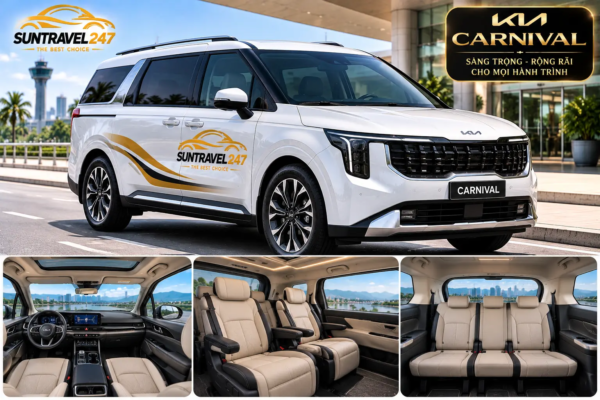 Thuê Xe Tháng Cho Doanh Nghiệp | SunTravel247 Kia Carnival - SunTravel247