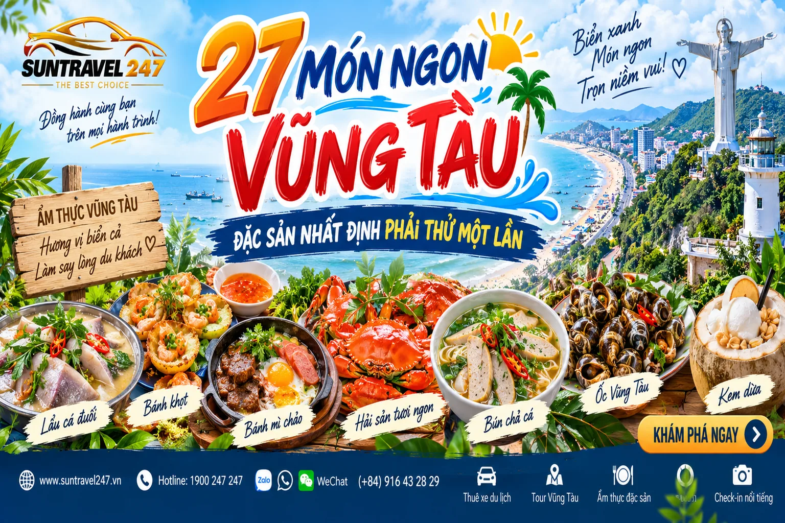 27 món ngon Vũng Tàu đặc sản nên thử một lần - SunTravel247
