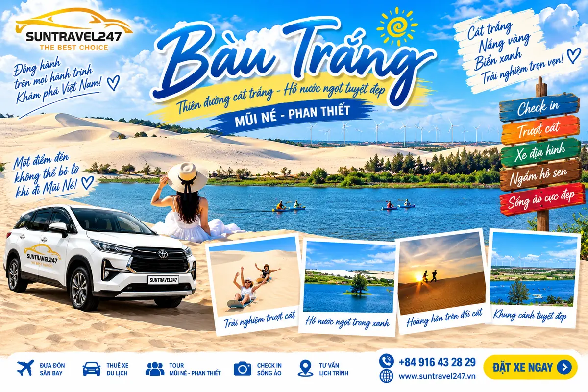 Bàu Trắng Mũi Né - Phan Thiết