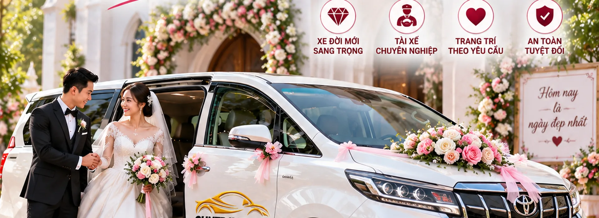 Thuê Xe Cưới - Sang Trọng Trong Ngày Vui | SunTravel247 Thuê xe cưới TPHCM - SunTravel247