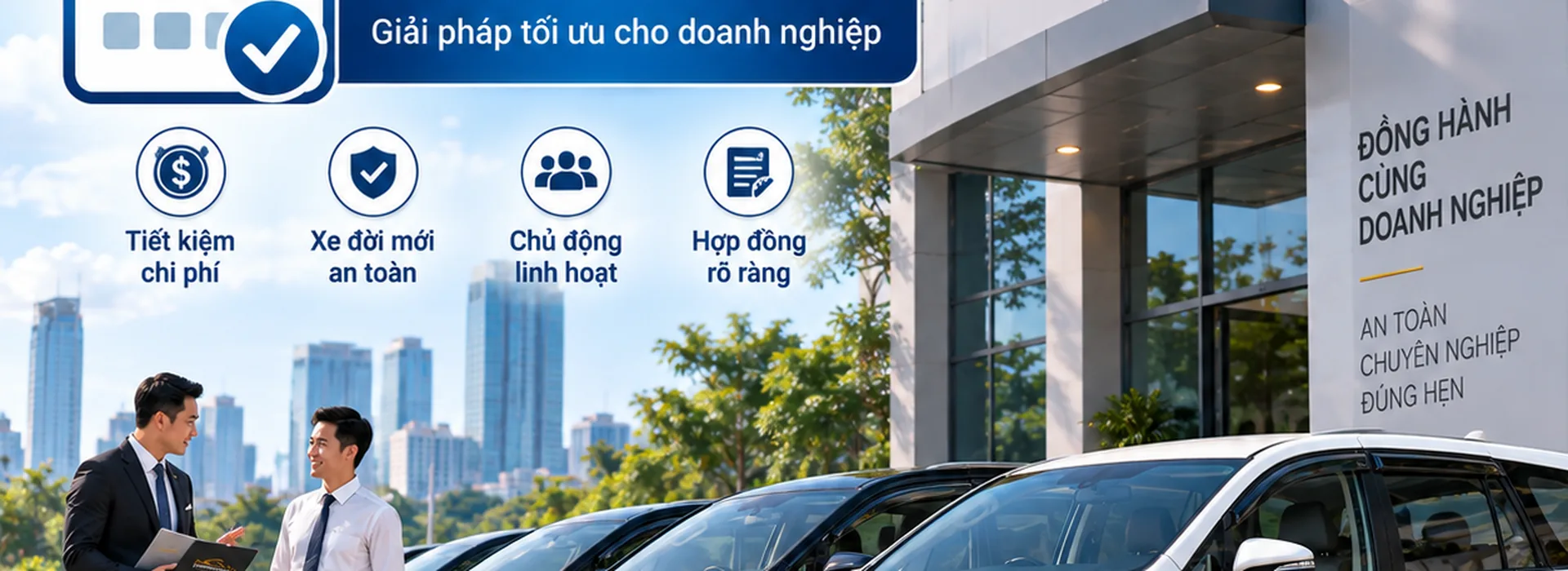 Thuê xe tháng cho doanh nghiệp - SunTravel247